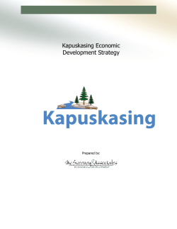 Kapuskasing draft Economic Strategy