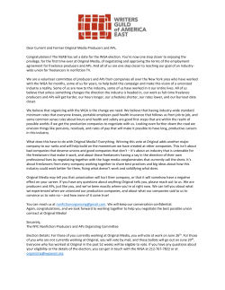 Dear Current and Former Original Media Producers and APs