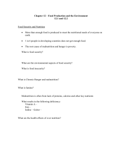 Chapter 13 &ndash; Food , Soil Conservation and Pest