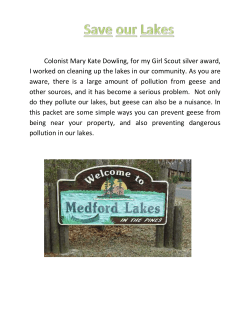 Geese Control info - Medford Lakes Colony