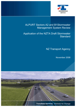 ALPURT A2 + B1 - NZ Transport Agency