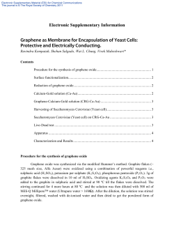 Graphene as Membrane for Encapsulation of Yeast Cells: Protective