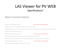 LAS Viewer for PV WEB Specifications&acute;