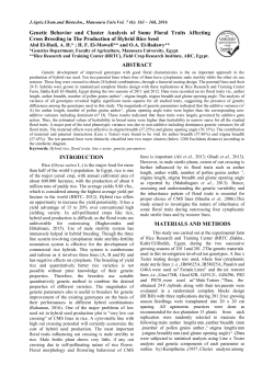 J.Agric.Chem.and Biotechn., Mansoura Univ.Vol. 7(6), June, 2016