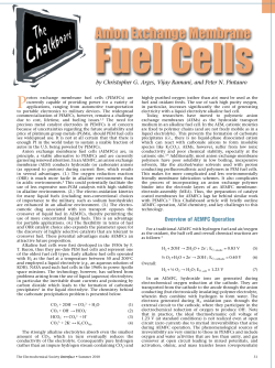 Anion Exchange Membrane - The Electrochemical Society