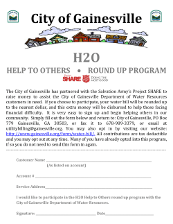 City of Gainesville H2O