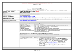 CATALOUGE SERIAL NO: TSPDL/AHB/JANUARY/19/16-17, Rev-02