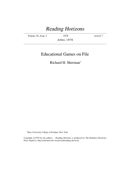 Educational Games on File