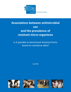 Associations between antimicrobial use and the prevalence of