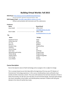 Building Virtual Worlds