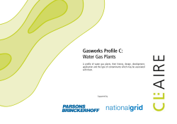 Gasworks Profile C: Water Gas Plants
