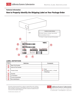 How to Properly Identify the Shipping Label on Your Package Order