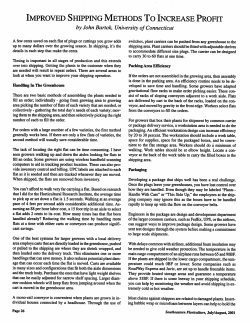 Improved Shipping Methods To Increase Profit