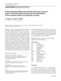 Preferential intracellular pH regulation represents a general pattern