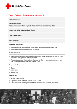 Lesson 6: Science - British Red Cross