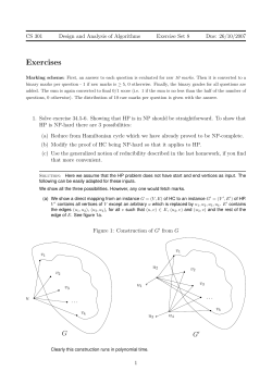 Exercises - CSE, IIT Bombay