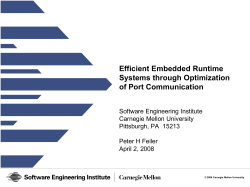 Optimization of Port Communication