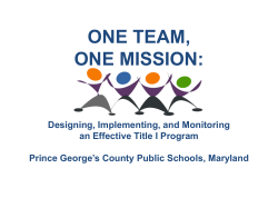 One Team One Mission: Designing, Implementing, and Monitoring