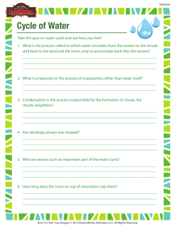 Cycle of Water - Education World
