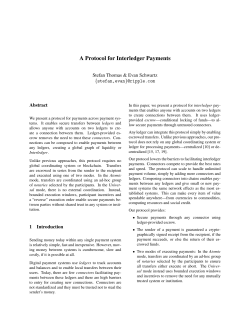 Interledger Whitepaper