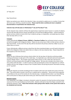 Second Transition Letter DOCX File