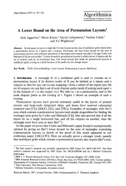A lower bound on the area of permutation layouts