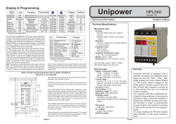 Unipower - Charter Controls
