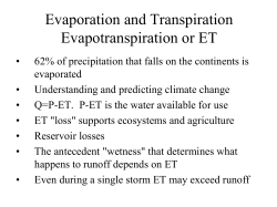 Definitions of Hydrology