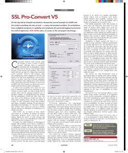 SSL Pro-Convert V5