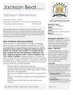 State Academic Assessment (CMAS) - Greeley