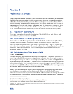 Chapter 2 Problem Statement - Santa Ana Watershed Project Authority