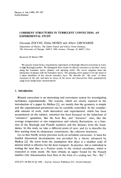 (1990) 387-407 North-Holland COHERENT STRUCTURES IN