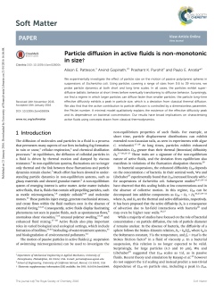 Particle diffusion in active fluids is non