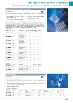 TC-treated membrane inserts
