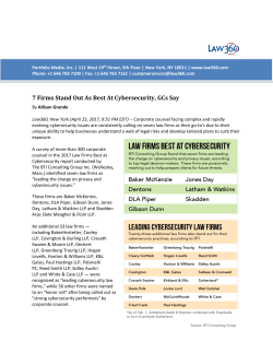 7 Firms Stand Out As Best At Cybersecurity, GCs Say