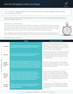 Not All Chargeback Alerts are Equal