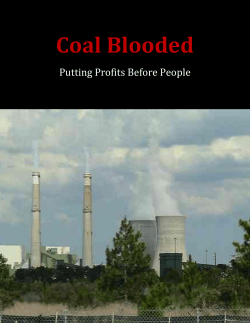 Coal Blooded - National Association for the Advancement of