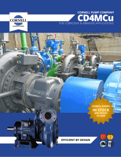 CD4MCu - Cornell Pump Company