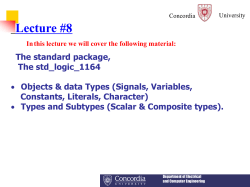 is INTEGER range - Concordia University