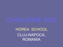 Partner School (Romania) Presentation