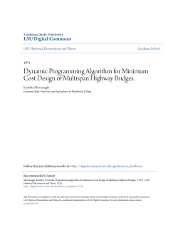 Dynamic Programming Algorithm for Minimum Cost Design of