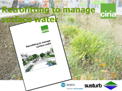 Retrofitting to manage surface water