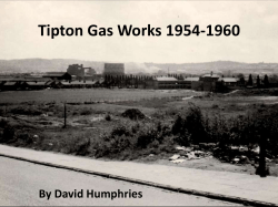 Tipton Gas Works 1954-1960