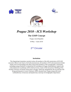 Prague 2010 - ICS Workshop The GSSP Concept Prague, Czech