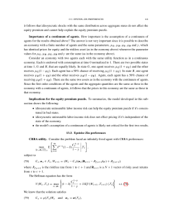 it follows that idiosyncratic shocks with the same distribution across