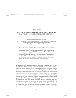 Gaspar-Cunha, Covas_2004_The Use of Evolutionary Algorithms to