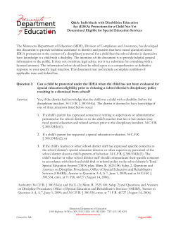 Individuals with Disabilities Education Act (IDEA)