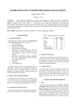 KSRS, modified from ISPRS