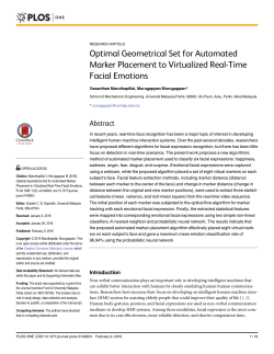 Optimal Geometrical Set for Automated Marker Placement to