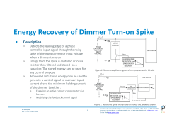 Energy Recovery of Dimmer Turn